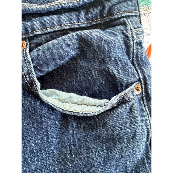 Gap Cheeky Straight High Rise Denim Blue Jeans Button Fly Women's 28RS - Picture 11 of 11